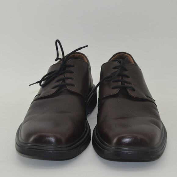 Mephisto Mens Dark Brown Dress Shoes Lace Up France Size 8 - Picture 13 of 14